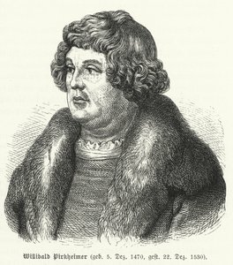 Willibald Pirckheimer, Alman Rönesans avukatı, yazar ve hümanist ve Albrecht Durer
