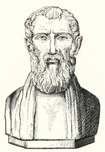 Citium Zeno, Antik Yunan filozofu (gravür) by German School