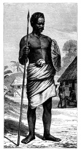 Madagaskarlı Savaşçı, 19. yüzyıl. by Gerome Staal