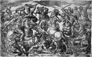 Lapithler ve Sentorlar Savaşı, c.1600 by Geronima Cagnaccia Parasole