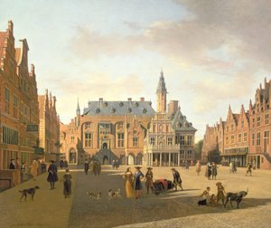 Raadhuis ile Pazar Yeri, Haarlem, 17. yüzyıl