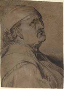 Yaşlı Bir Adamın Başı by Gerrit Claesz Bleker