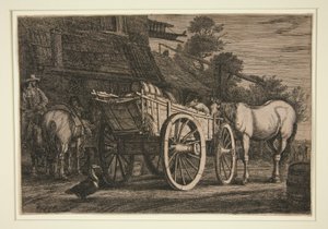 Dört Tekerlekli Araba by Gerrit Claesz Bleker