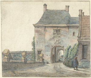 Heemstede kalesinin kapısı by Gerrit Lamberts