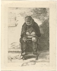 Bir iç ressam by Gerrit Lamberts