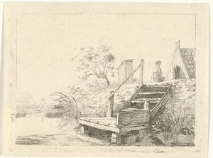 Suya giden merdivenler by Gerrit Lamberts