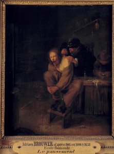 Ameliyat (veya pansuman) Bir hastayla ilgilenen cerrah. Adriaen Brouwer