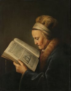 Yaşlı Kadın Okuma, c.1631-2