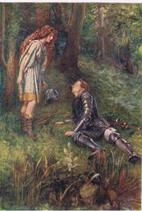 Belphoebe ve Timius, George Harrap and Company tarafından yayınlanan Faerie Queen'den Hikayeler