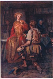George Harrap and Company tarafından yayınlanan Faerie Queen'den Hikayeler, "Çoğu zaman ormandan getirdi, kenarları morarmış kırmızı gülümsüyordu!" by Gertrude E. Demain (after) Hammond