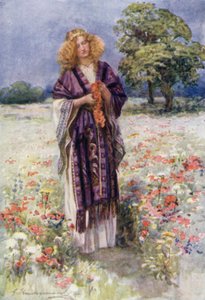 Adil Serena (renkli lito) by Gertrude E. Demain (after) Hammond