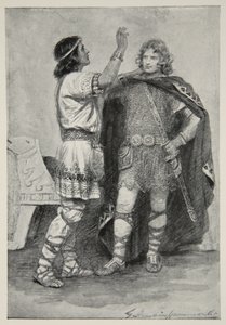 Hereward ve Sigtryg, MI Ebbutt'un 'İngiliz Irkının Kahraman Efsaneleri ve Efsaneleri'nden by Gertrude E. Demain Hammond