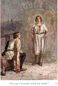 George Harrap & Son tarafından yayınlanan "Shakespeare'in İngiliz Krallarının Öyküleri"nden "Nasıl saygıyla sana yeterince ibadet edebilirim?" by Gertrude E. Demain Hammond