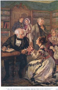 "Ah, kocam ve babam, bu uzun sessizliği bozun!" by Gertrude E. Demain Hammond