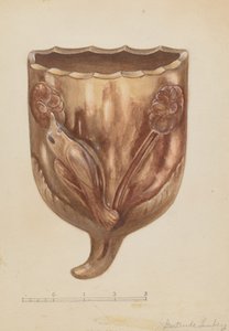 Çiçekler için Duvar Cebi, c. 1936. by Gertrude Lemberg