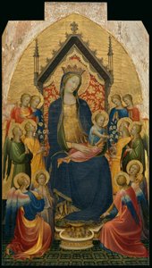 Müzikli Melekler ile Madonna ve Çocuk, c.1410 (Tempera ve panel üzerine altın varak)
