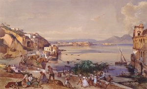Posilippo Yolu, Napoli by Giacinto Gigante