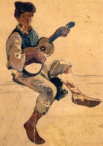 gitarist by Giacinto Gigante