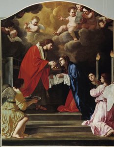 Bakire cemaati by Giacinto Gimignani or Gemignano