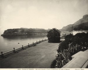 Monako manzaralı Monte Carlo Casino