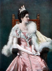 İtalya Kraliçesi Elena, 19. yüzyılın sonlarında.