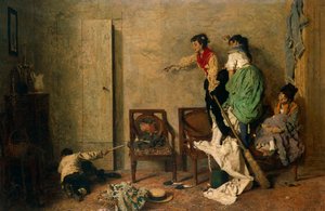 Fare, Giacomo Favretto (1849-1887), tuval üzerine yağlı boya, 59x90 cm