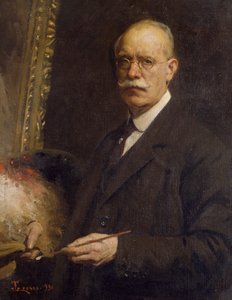 Otoportre, Giacomo Grosso (1860-1938), tuval üzerine yağlı boya, 84x66 cm