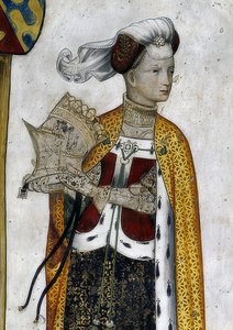 Saluzzo Markisinin ve eşlerinin tarihi ve mitolojik kahramanlar ve kadın kahramanlar olarak tasviri. Detay: Tommaso II