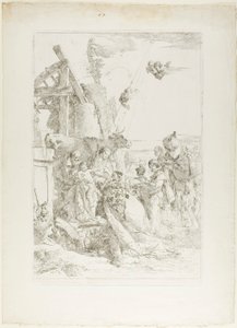 magi'nin hayranlığı by Giambattista Tiepolo
