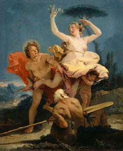 Apollo ve Daphne, 1743-1745.