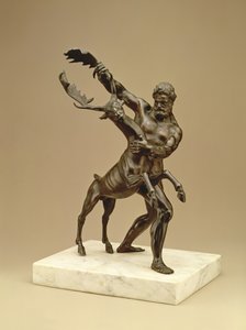 Herkül ve Arkadyalı Geyik (bronz)