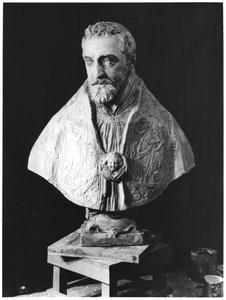 Francois d'Escoubleau'nun portre büstü, Cardinal de Sourdis (1575-1628) (mermer)
