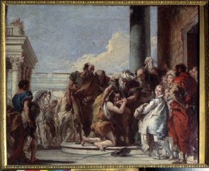 Müsrif oğlunun dönüşü (Müsrif oğlunun dönüşü). Giandomenico Tiepolo