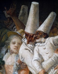 Pulcinella ve Akrobatlar, detay