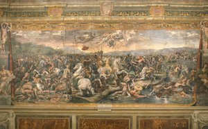 Milvian Köprüsü Savaşı, 1517-1524 by Gianfrancesco Penni