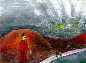 Sarı Suratlı Köpek Beni Eve Götür, 2005, by Gigi Sudbury