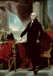 George Washington (1732-99) (renkli taş)