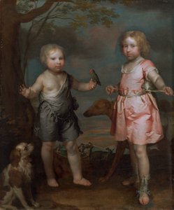 Lord John Hay ve Charles, Yester'in Efendisi (daha sonra üçüncü Tweeddale Markisi) by Gilbert Soest