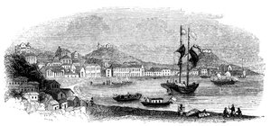 Makao manzarası, 1847