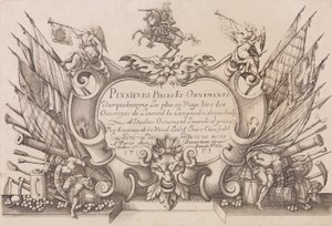 Birkaç Parça ve Süsleme Darquebuzerie 4. genişletilmiş baskı, yakl. 1776. by Gilles Antoine Demarteau