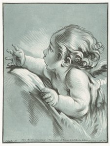 Putto Buste d'Amour by Gilles Demarteau