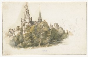 Antoine'deki Château d'Antonius'un görünümü