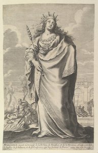 Marianne, 1647. Yaratıcılar: Gilles Rousselet, Abraham Bosse. by Gilles Rousselet and Abraham Bosse