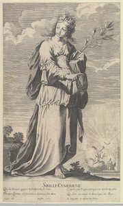 Kimmer Sibyl, yak. 1635. Yaratıcılar: Gilles Rousselet, Abraham Bosse.