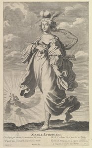 Avrupa Sibyl, ca. 1635. Yaratıcılar: Gilles Rousselet, Abraham Bosse.