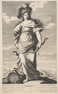 Semiramis, yaklaşık 1639-40. Yaratıcılar: Gilles Rousselet, Abraham Bosse.