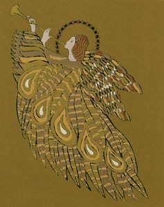 Müzikal Melek (baskı) by Gillian Lawson