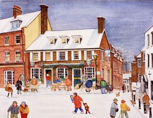 Beyaz Ayı, Hampstead, 1990 (kağıt üzerine sulu boya)