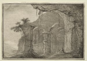 Bir Amfi Tiyatro Kalıntıları. by Gillis Neyts