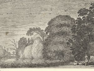 Orman kenarında çoban ve binici by Gillis van Scheyndel (I) (possibly)